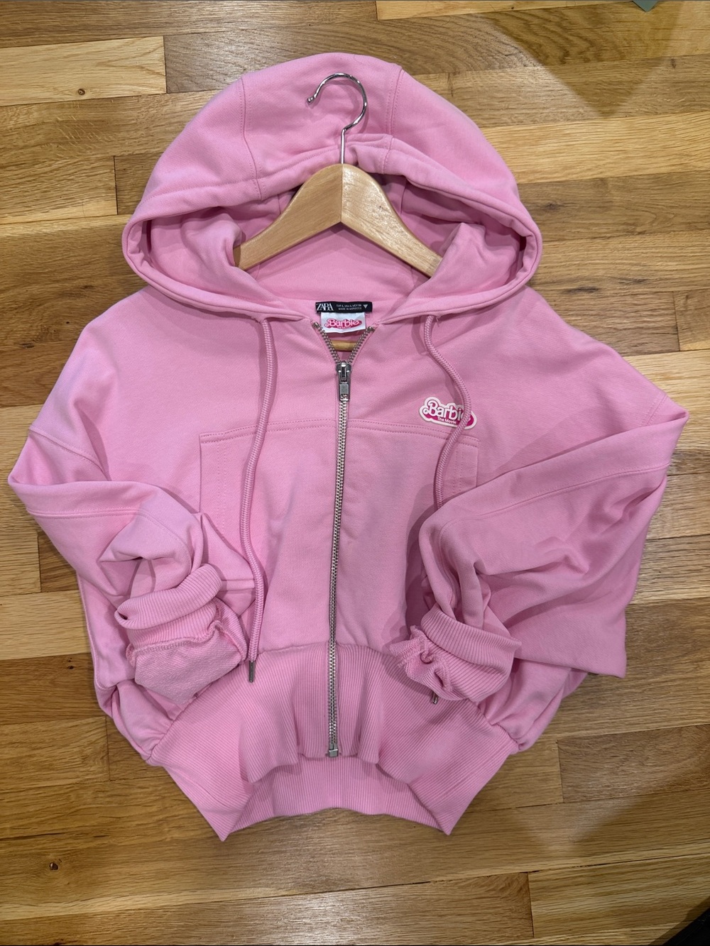 Zara Barbie Cropped Hoody